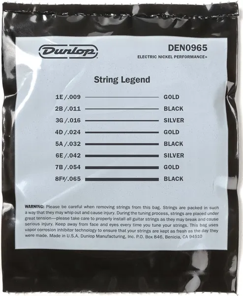 Изображение товара Струны для электрогитары Dunlop Manufacturing DEN09658