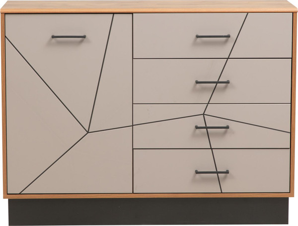 Изображение товара Тумба Олмеко Гамма 54.08 (таксония/черный/ПВХ грей)