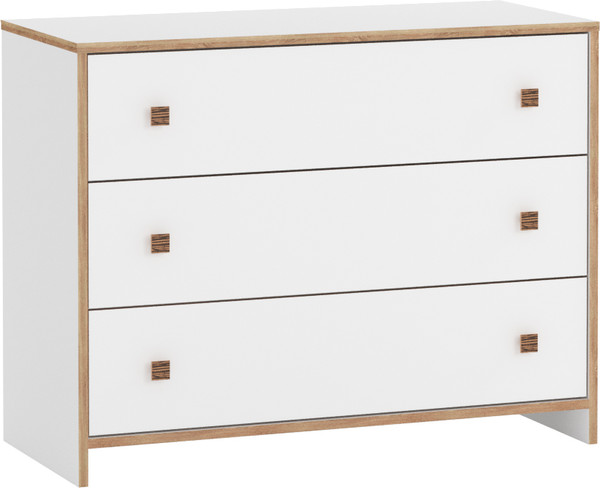 Изображение товара Комод Олмеко Дакота 68.02 (белый/дуб сонома)