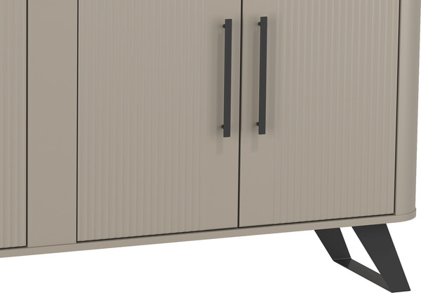 Изображение товара Тумба Олмеко Фиделия 76.04 (серый камень/мрамор черный/серый камень)