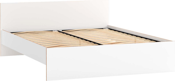 Изображение товара Двуспальная кровать Олмеко Дакота 68.14 (белый/дуб сонома)