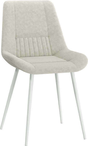 Изображение товара Стул Олмеко Николь (велюр Панда крем 6/ваниль/белый)