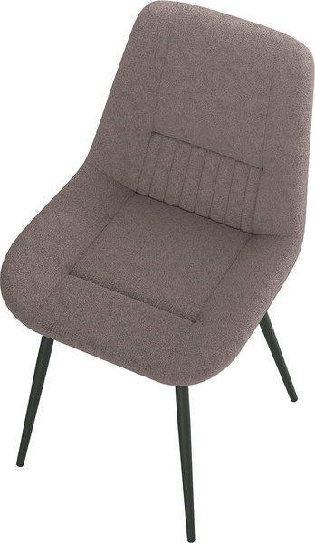 Изображение товара Стул Олмеко Николь (велюр Панда монсун/какао/черный)