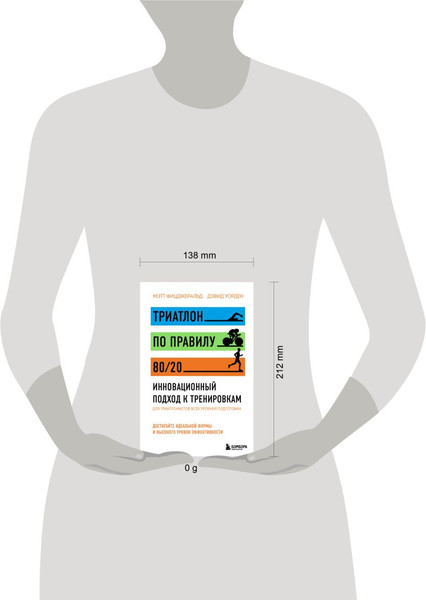 Изображение товара Книга Бомбора Триатлон по правилу 80/20, твердая обложка (Фицджеральд М., Уорден Дэвид)