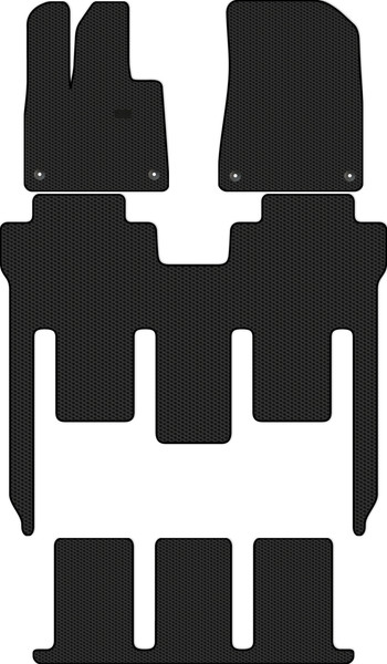 Изображение товара Комплект ковриков для авто Alicosta 2507_1 для Voyah Dreamer I минивэн +3ряд 2021-н.в. (EVA соты, черный)