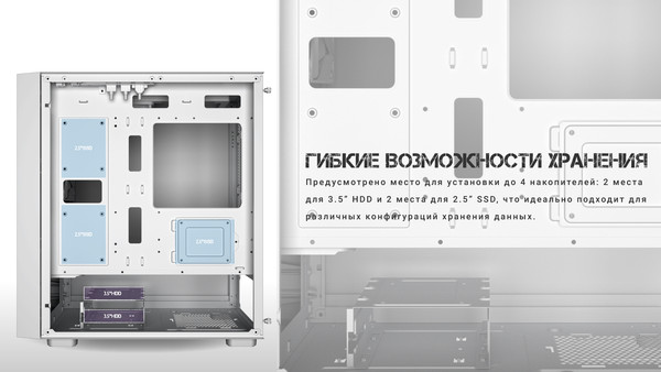 Изображение товара Корпус для компьютера Formula Air Mesh G3 (белый)