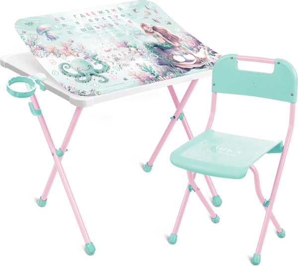 Изображение товара Комплект мебели с детским столом Ника С русалочкой КАМ-Р/Р