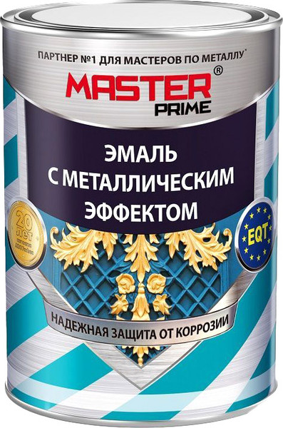 Изображение товара Эмаль Farbitex Profi Master с металлическим эффектом (800мл, бронза)