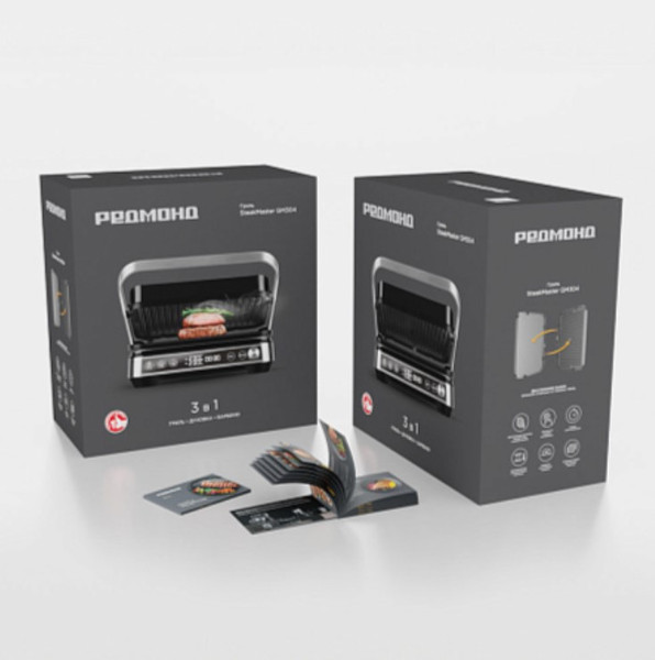 Изображение товара Электрогриль Redmond SteakMaster GM304 (серебристый)