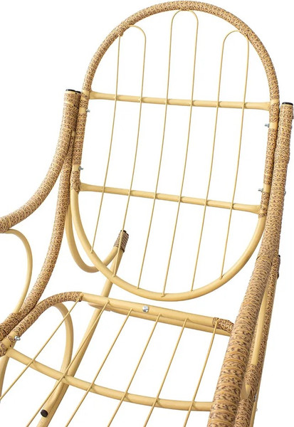 Изображение товара Кресло-качалка M-Group Элит разборное / 12810505 (бежевый/какао подушка)