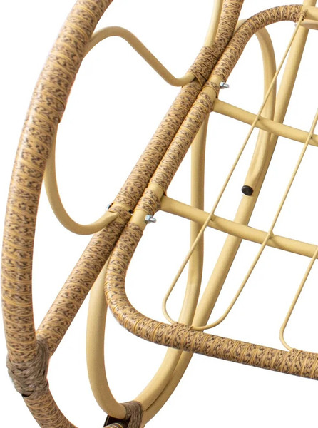 Изображение товара Кресло-качалка M-Group Элит разборное / 12810505 (бежевый/какао подушка)