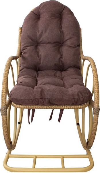 Изображение товара Кресло-качалка M-Group Элит разборное / 12810505 (бежевый/какао подушка)