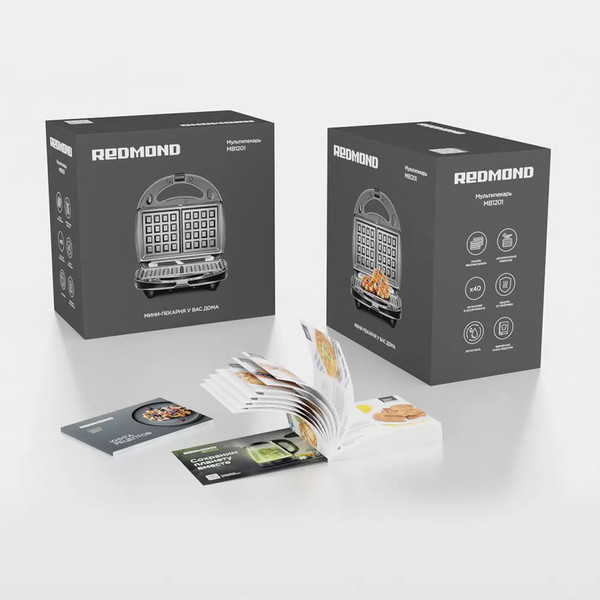 Изображение товара Мультипекарь Redmond MB1201 (черный)