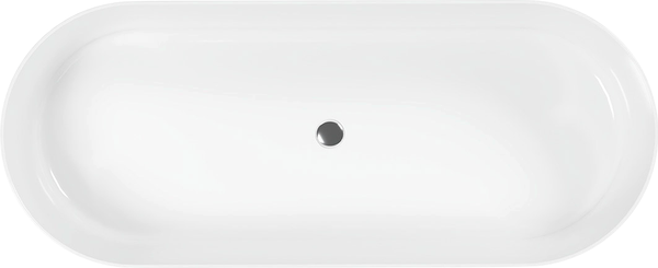 Изображение товара Ванна из искусственного мрамора Belux Берген Бг-1700 (18, белый матовый)