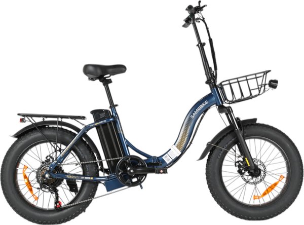 Изображение товара Электровелосипед Samebike City Master Fat / MY-E02 (синий)