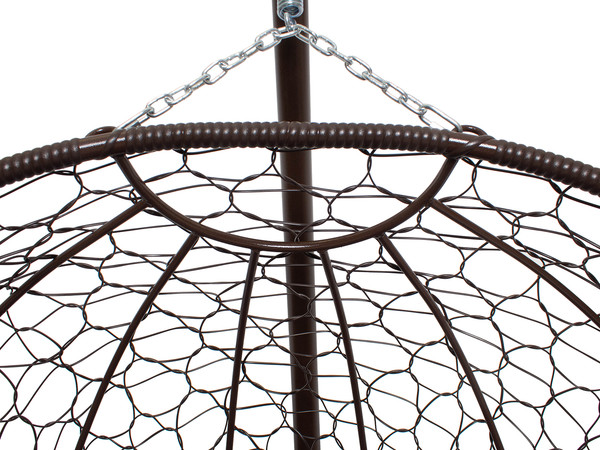 Изображение товара Кресло подвесное M-Group Добрыня / 11460201 (коричневый ротанг/бежевая подушка)