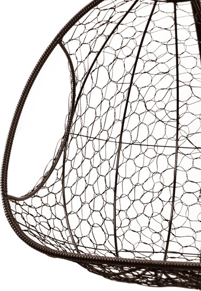 Изображение товара Кресло подвесное M-Group Добрыня / 11460201 (коричневый ротанг/бежевая подушка)