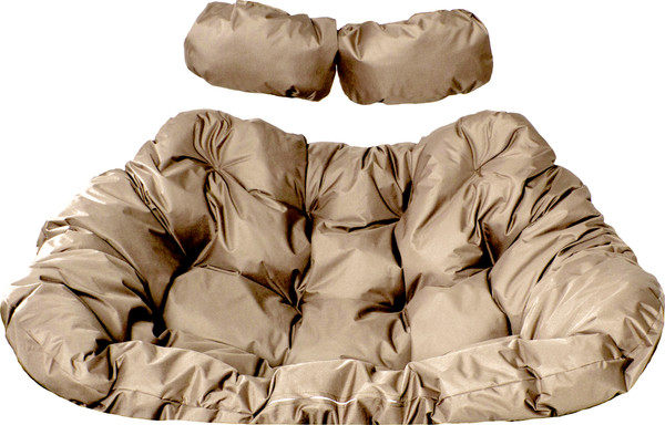 Изображение товара Кресло подвесное M-Group Добрыня / 11460401 (черный ротанг/бежевая подушка)