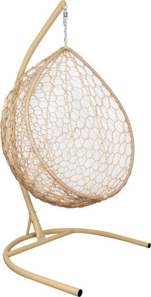 Изображение товара Кресло подвесное M-Group Капля Home / 11830505 (бежевый ротанг/какао подушка)