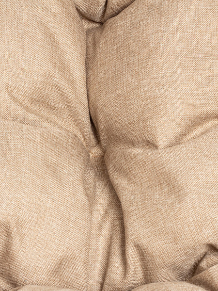 Изображение товара Кресло подвесное M-Group Капля Home / 11830101 (белый ротанг/лен подушка)