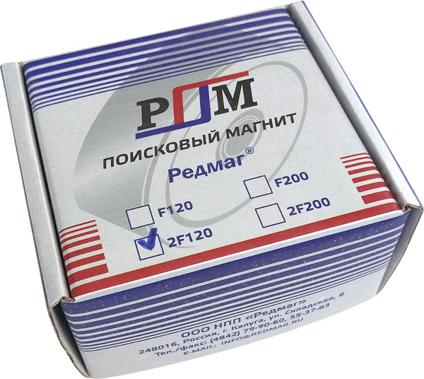 Изображение товара Поисковый магнит РедМаг F120х2