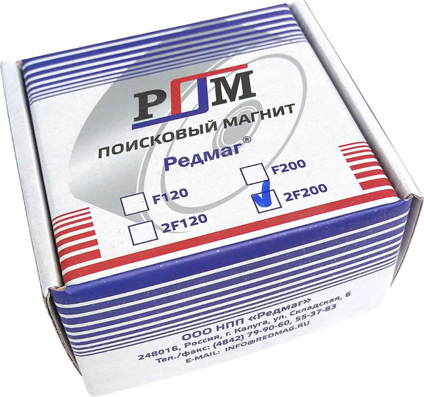 Изображение товара Поисковый магнит РедМаг F200х2