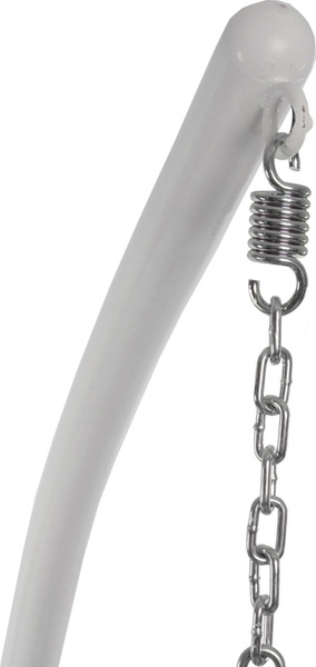 Изображение товара Кресло подвесное M-Group Капля Люкс / 11034602 (белый/черный ротанг/бордовая подушка)