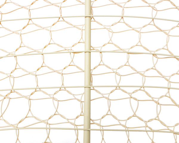 Изображение товара Кресло подвесное M-Group Капля / 11020510 (бежевый ротанг/синяя подушка)