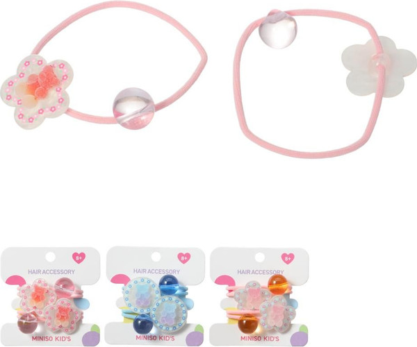 Изображение товара Набор резинок для волос Miniso 0720 (2шт)