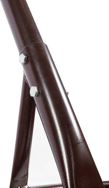 Изображение товара Кресло подвесное M-Group Капля складное / 11500205 (коричневый ротанг/коричневая подушка)