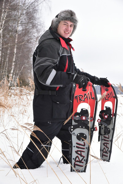 Изображение товара Ледоступы Canadian Camper Trail T930 22.9х76.2 (черный/оранжевый)