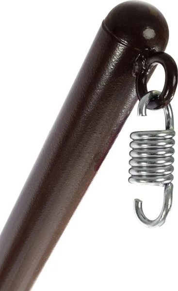 Изображение товара Кресло подвесное M-Group Капля складное / 11500206 (коричневый ротанг/красная подушка)