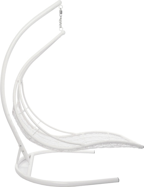 Изображение товара Кресло подвесное M-Group Лежачее / 11640102 (белый/бордовая подушка)