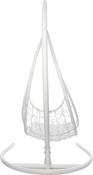 Изображение товара Кресло подвесное M-Group Лежачее / 11640102 (белый/бордовая подушка)