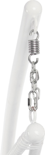 Изображение товара Кресло подвесное M-Group Лежачее / 11640102 (белый/бордовая подушка)