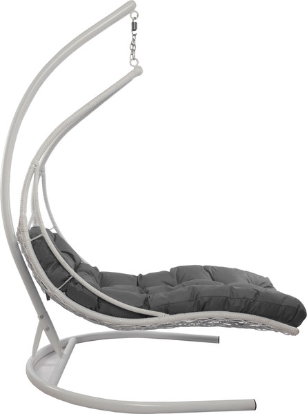 Изображение товара Кресло подвесное M-Group Лежачее / 11640109 (белый/серая подушка)