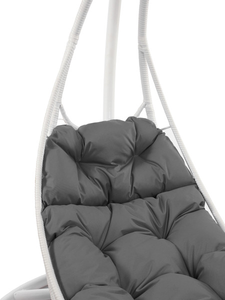 Изображение товара Кресло подвесное M-Group Лежачее / 11640109 (белый/серая подушка)