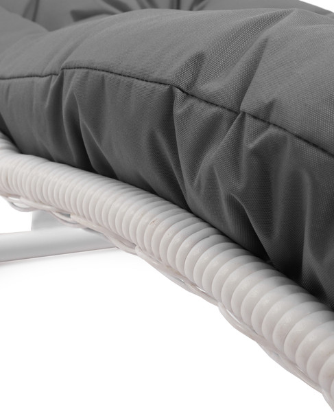 Изображение товара Кресло подвесное M-Group Лежачее / 11640109 (белый/серая подушка)