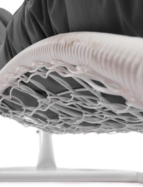 Изображение товара Кресло подвесное M-Group Лежачее / 11640109 (белый/серая подушка)