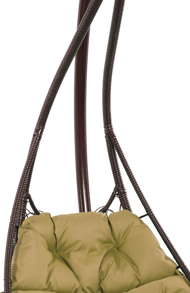 Изображение товара Кресло подвесное M-Group Лежачее / 11640201 (коричневый/бежевая подушка)