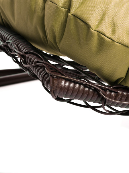 Изображение товара Кресло подвесное M-Group Лежачее / 11640201 (коричневый/бежевая подушка)