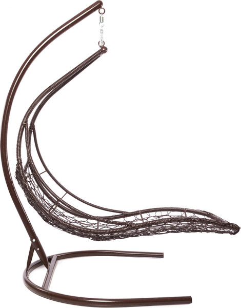 Изображение товара Кресло подвесное M-Group Лежачее / 11640206 (коричневый/красная подушка)