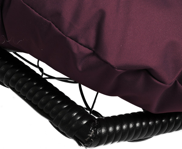 Изображение товара Кресло подвесное M-Group Лежачее / 11640402 (черный/бордовая подушка)