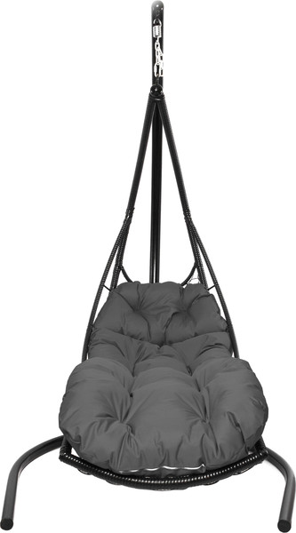 Изображение товара Кресло подвесное M-Group Лежачее / 11640409 (черный/серая подушка)