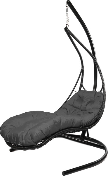 Изображение товара Кресло подвесное M-Group Лежачее / 11640409 (черный/серая подушка)