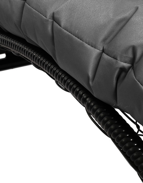 Изображение товара Кресло подвесное M-Group Лежачее / 11640409 (черный/серая подушка)