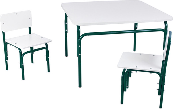 Изображение товара Стол детский Фея Мой малыш / 0002787.26 (белый/зеленый)