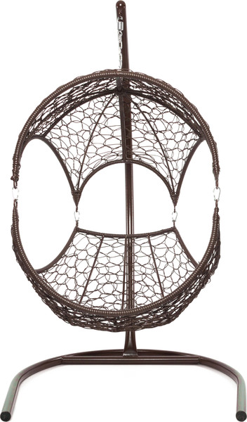 Изображение товара Кресло подвесное M-Group Орех / 11600201 (коричневый ротанг/бежевая подушка)