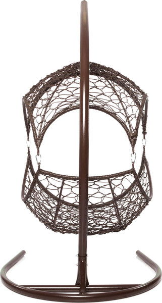 Изображение товара Кресло подвесное M-Group Орех / 11600201 (коричневый ротанг/бежевая подушка)