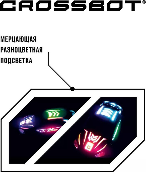 Изображение товара Радиоуправляемая игрушка Crossbot Машина Лазеркар / 870840 (с батарейками)